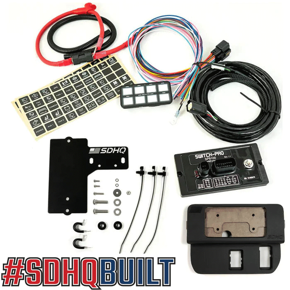 SDHQ - Complete Switch Pros SP-9100 Mounting Kit - Toyota Tacoma (2016-2023)