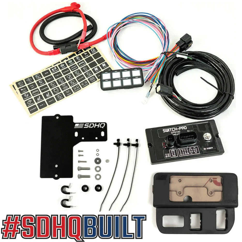 SDHQ - Complete Switch Pros SP-9100 Mounting Kit - Toyota Tacoma (2016-2023)