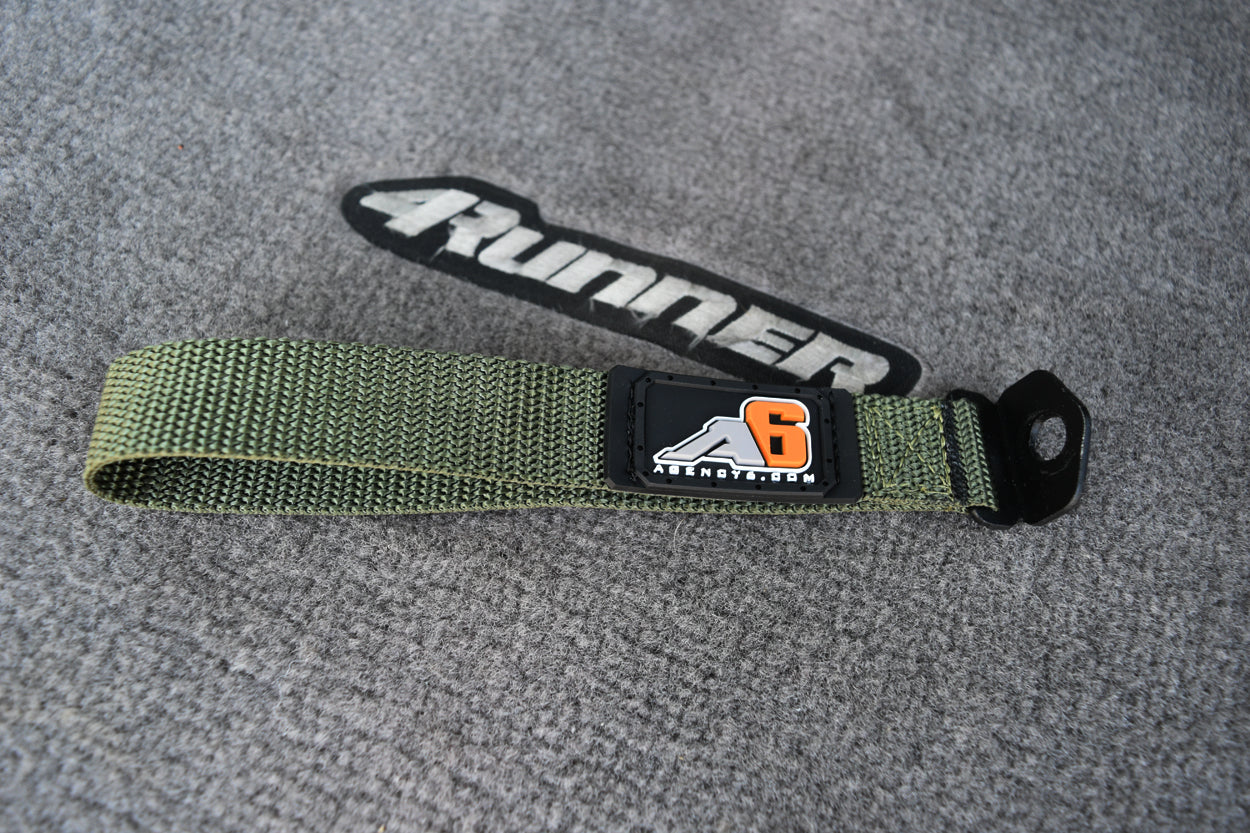 Agency 6 - Rear Lift Gate Hatch Pull Assist Strap (OD GREEN) - (3rd/4th GEN) Toyota 4Runner