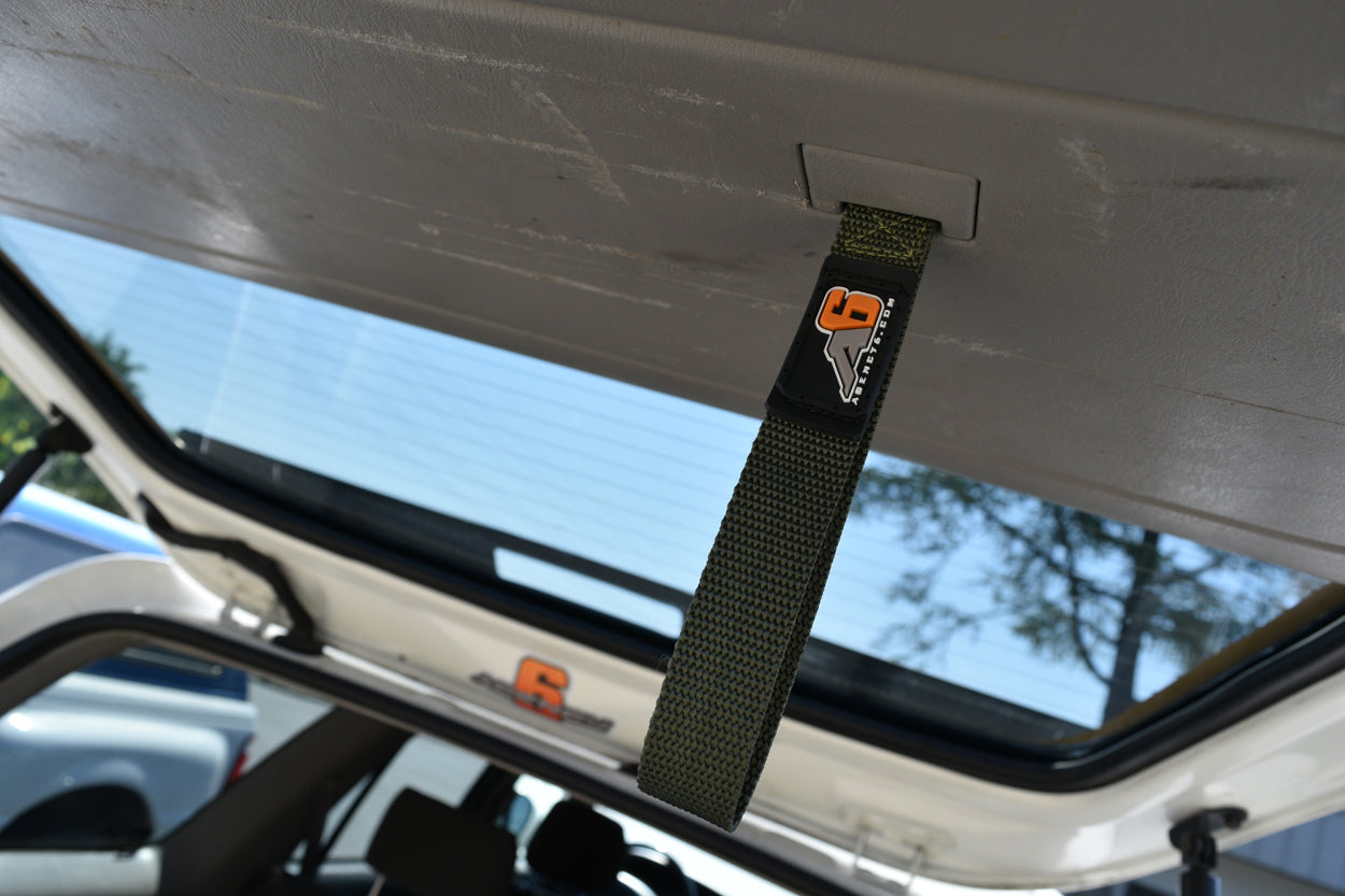 Agency 6 - Rear Lift Gate Hatch Pull Assist Strap (OD GREEN) - (3rd/4th GEN) Toyota 4Runner
