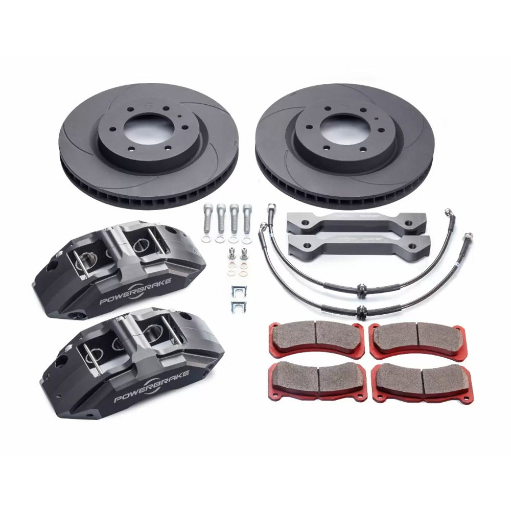 Powerbrake - Stage-1 Big Brake Kit - Grey - Toyota 4Runner (2010+), Lexus GX460 (2010+)