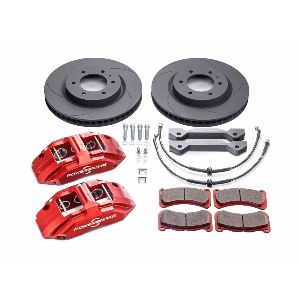 Powerbrake - Stage-1 Big Brake Kit - Red - Toyota 4Runner (2010+), Lexus GX460 (2010+)