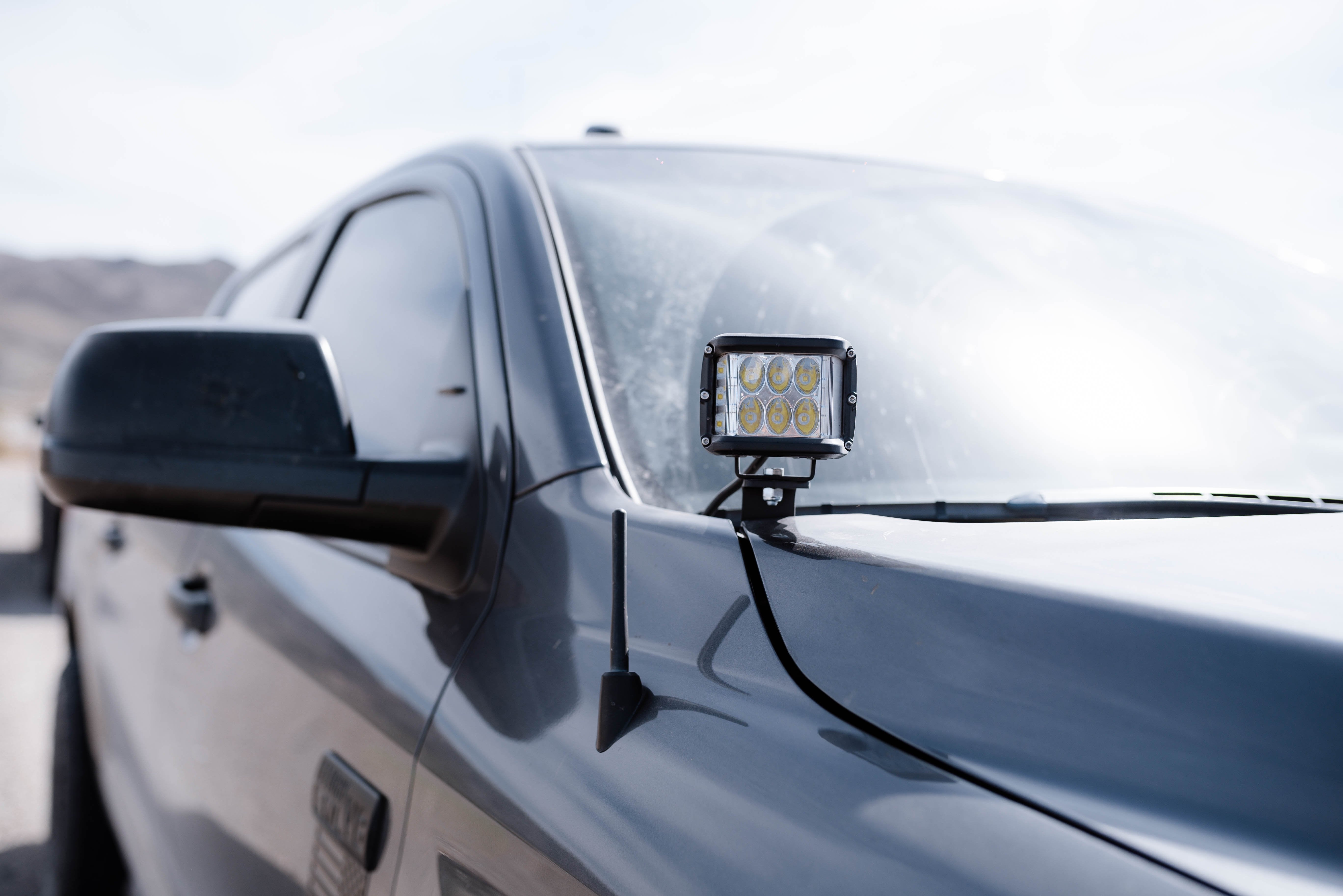 Cali Raised LED - Low Profile Ditch Light Brackets Kit - Toyota Tundra (2014-2021 )