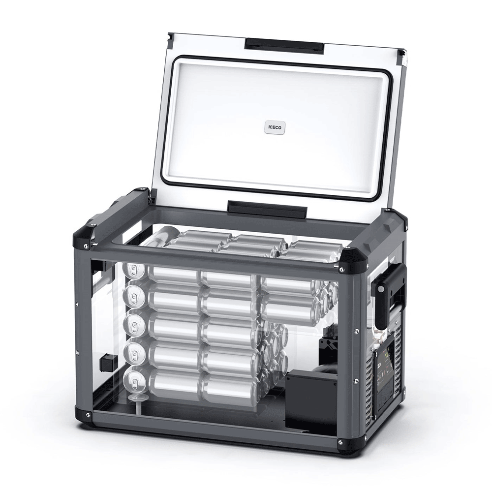 ICECO - VL45ProD Dual Zone Portable Freezer - Gray