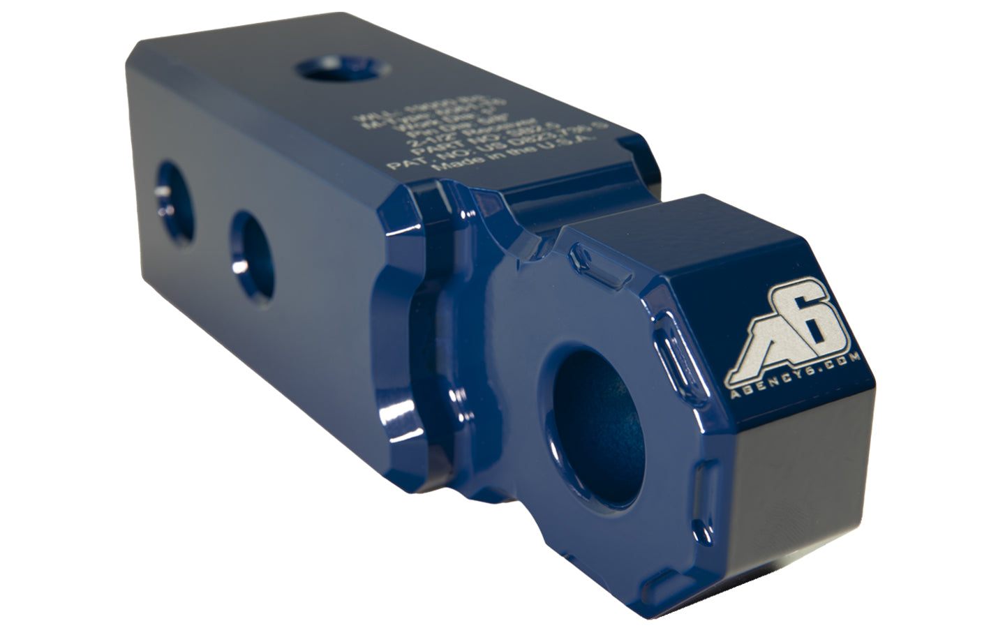 Agency 6 - Shackle Block 2.5" Assembly - Blue