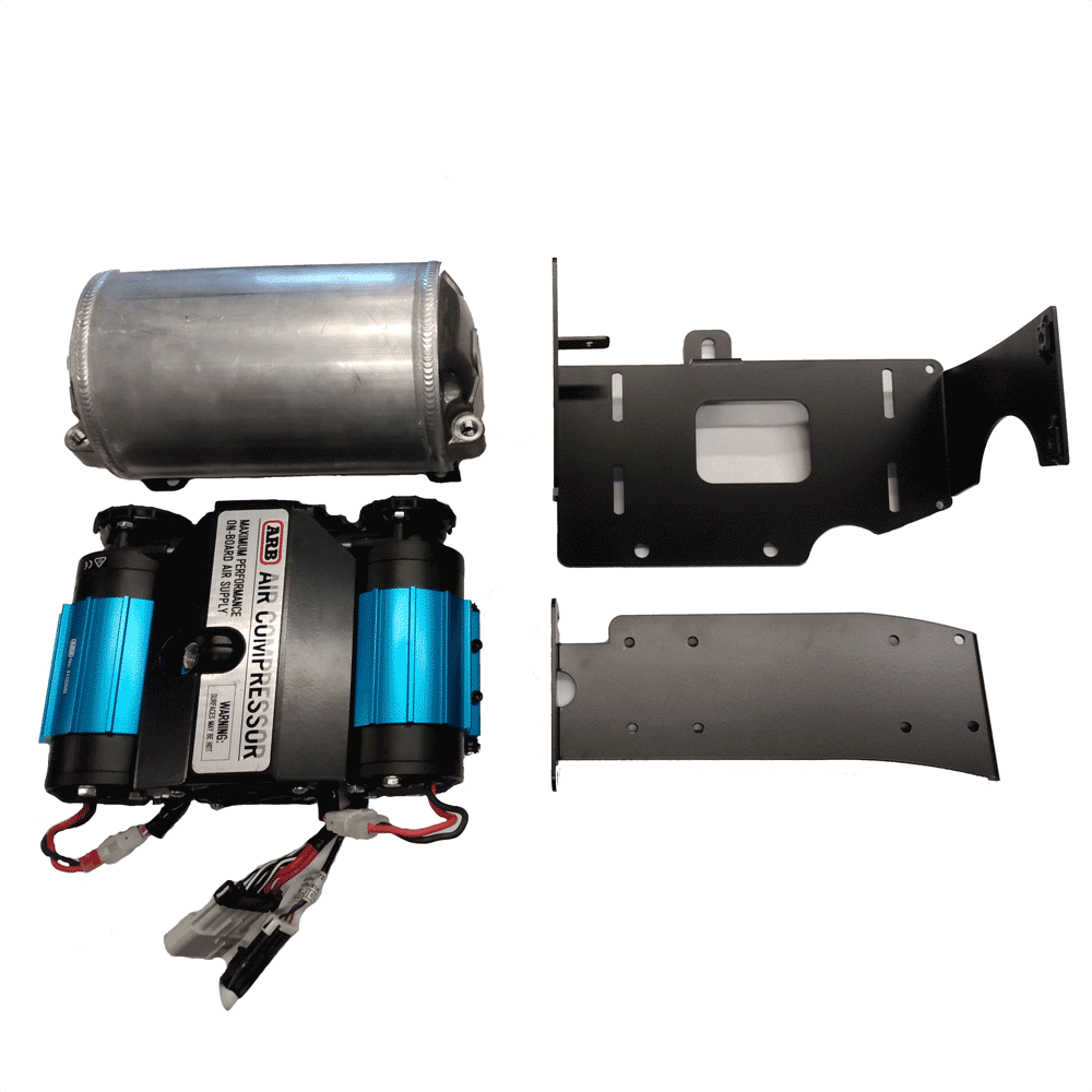 M.O.R.E. - ARB Mounting Bracket, ARB Air Compressor, & ARB 1 Gallon Air Tank - Toyota Tacoma (2016-2024)
