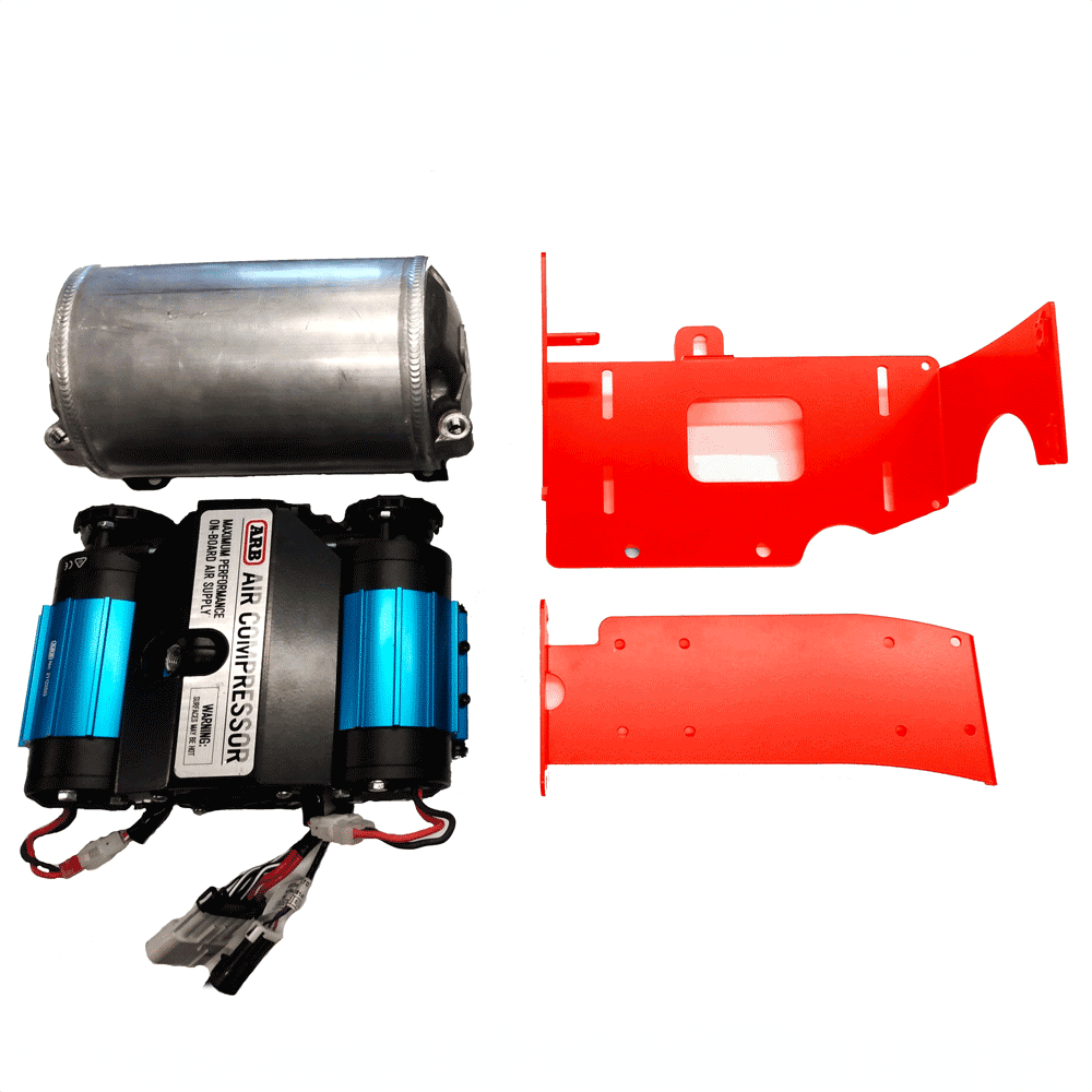 M.O.R.E. - ARB Mounting Bracket, ARB Air Compressor, & ARB 1 Gallon Air Tank - Toyota Tacoma (2016-2024)
