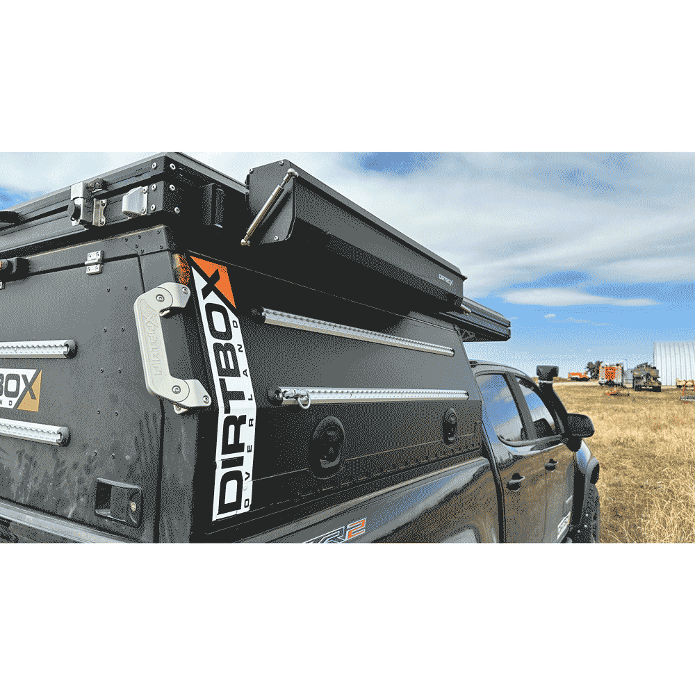 DirtBox - Canopy Camper – Modular Truck Camper Shell / Topper for Mid-Size & Full-Size Trucks - Toyota Tundra, Tacoma