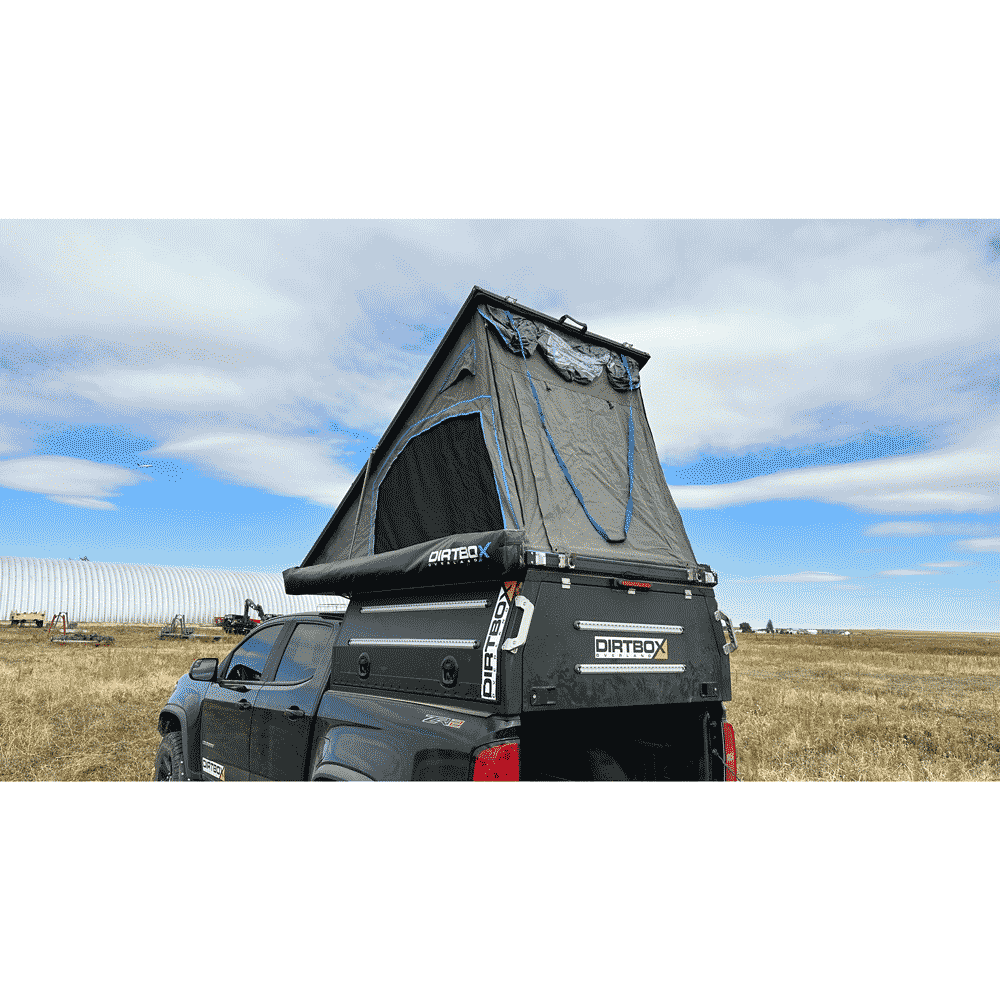 DirtBox - Canopy Camper – Modular Truck Camper Shell / Topper for Mid-Size & Full-Size Trucks - Toyota Tundra, Tacoma