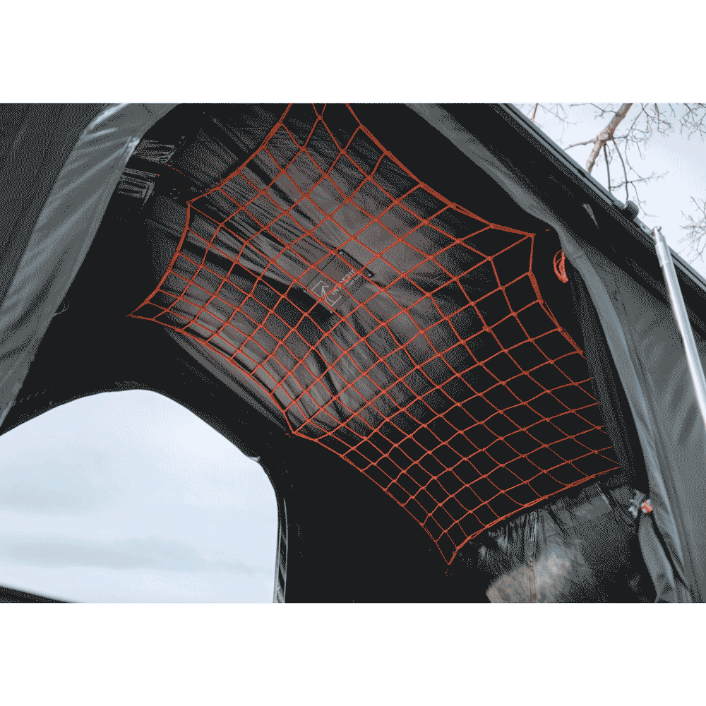 intrepid camp gear Intrepid Camp Gear Cargo Net Storage System – Elastic Overhead Gear Net with Heavy‐Duty Hooks, Fits Geo SOLO Rooftop Tent