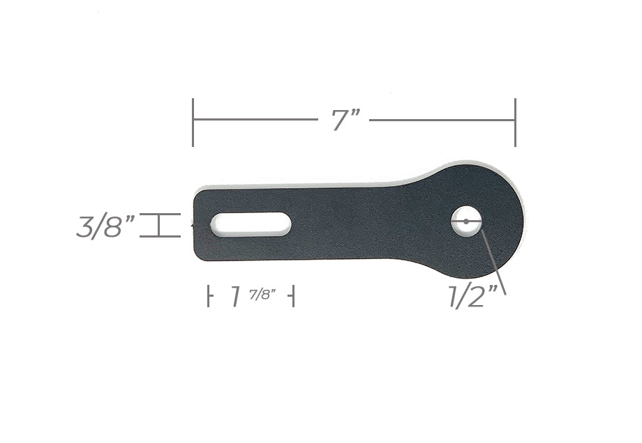 Cali Raised LED - Hood/Ditch Light Extension For CB Antenna Mount