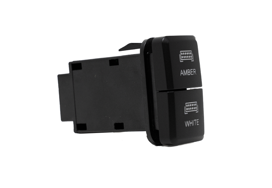 Cali Raised LED - Dual Function Toyota OEM Style "AMBER & WHITE" Switch Tall Style