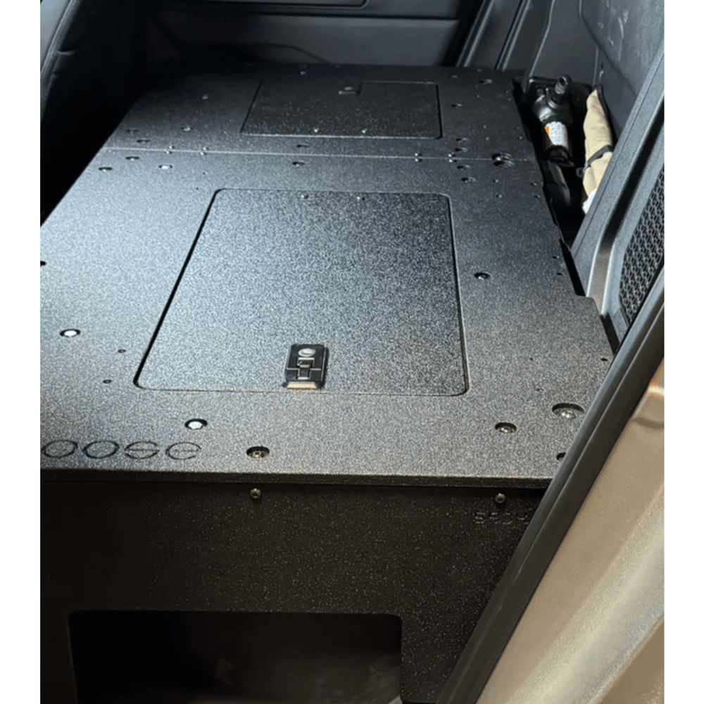 Goose Gear - Non-Hybrid - Double Cab - Explore Series - Seat Delete Plate System - Second Row - Toyota Tacoma (2024+)