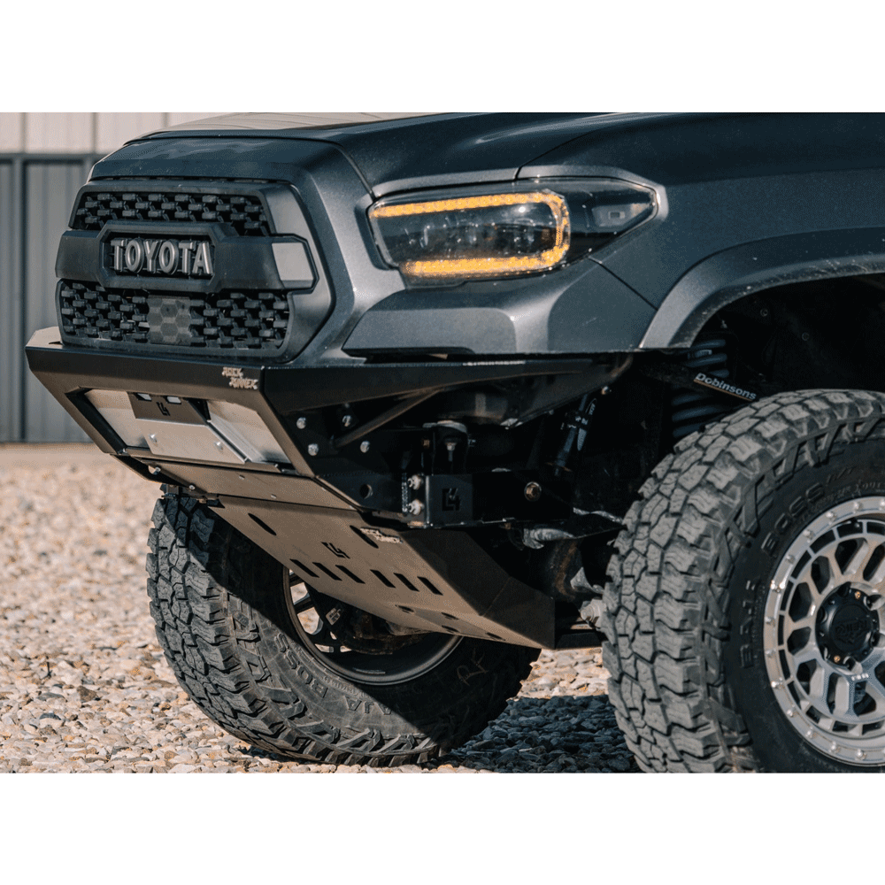 C4 Fabrication - Rock Runner Front Skid Plate with Cross Member Delete - Toyota Tacoma (2016-2023)