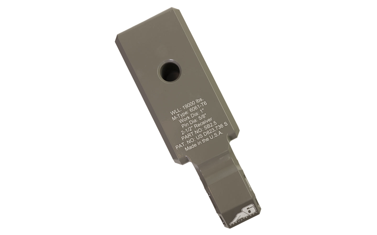 Agency 6 - Shackle Block 2.5" - Earth Grey