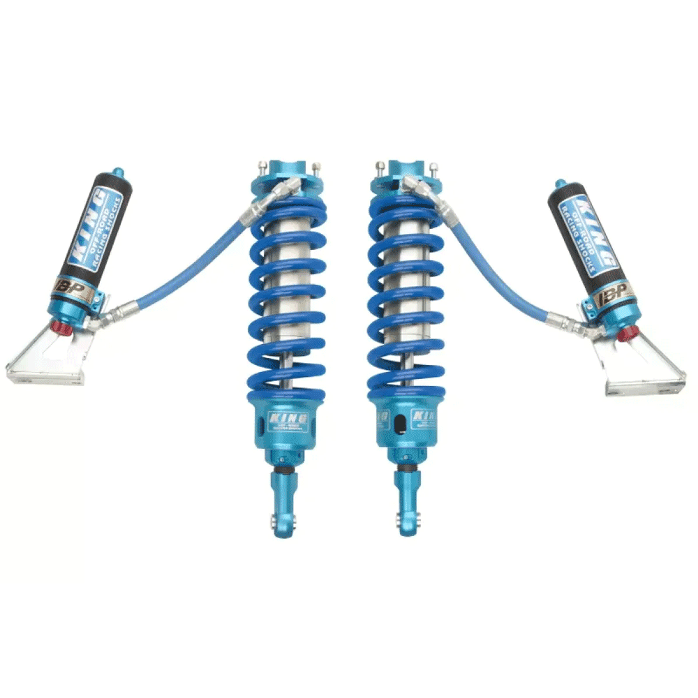 King Shocks - 3.0 Stage 3 Race Kit Front Shocks - Remote Reservoir Coilover with ADJ with Internal Bypass - Toyota Tacoma Pre/4wd (2005-2023)