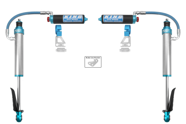 King Shocks - 2.5 Rear Shocks [25001-409A] - Toyota Tacoma (2024+)