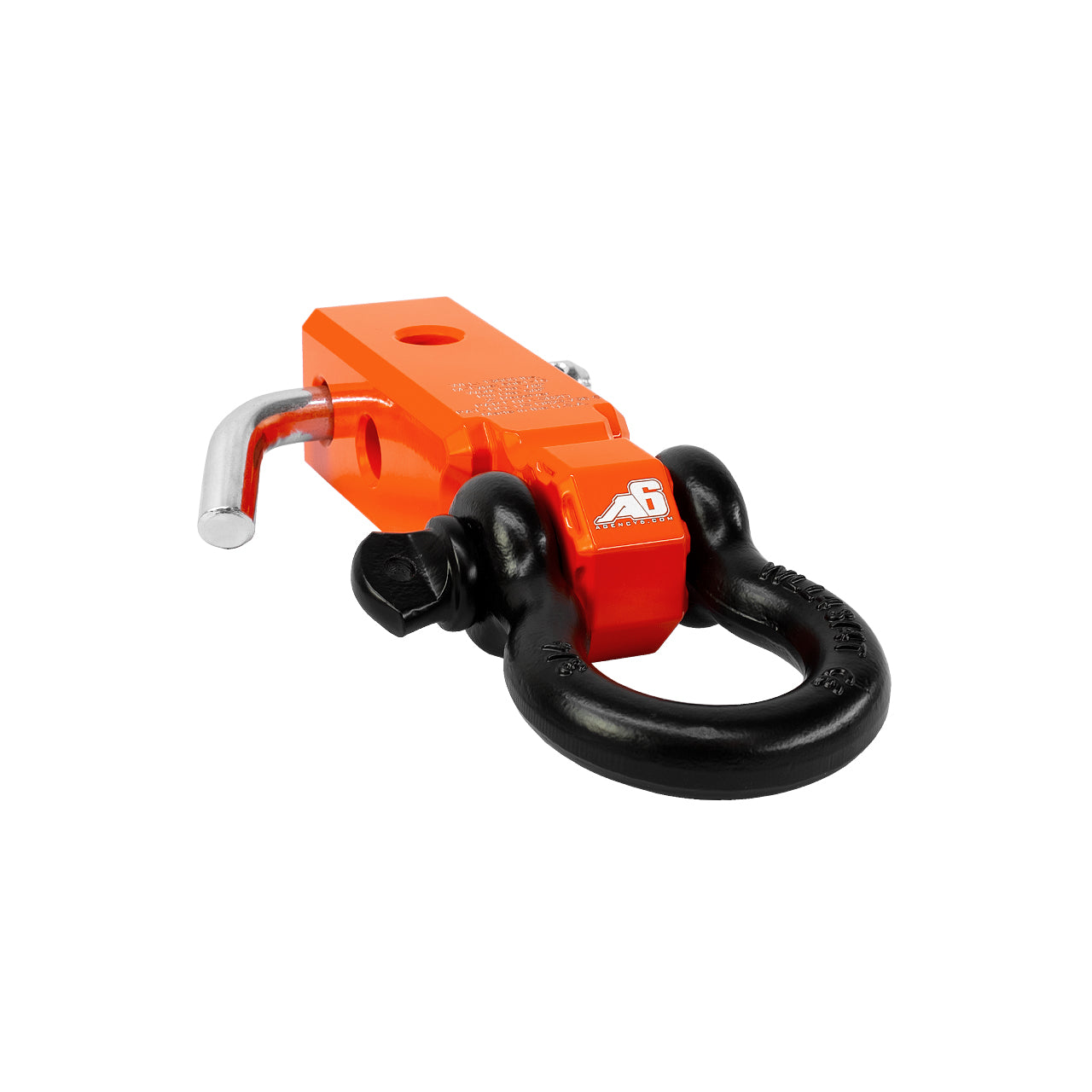 Agency 6 - Shackle Block 2" Assembly - Orange