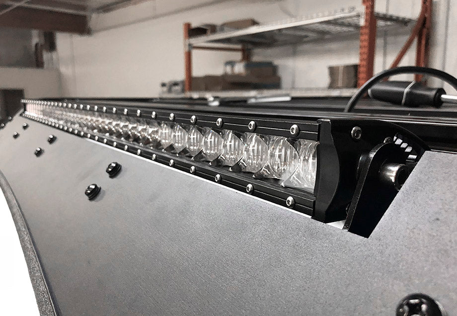 Cali Raised LED - 40" Cut-Out Prinsu Roof Rack Slim LED Light Bar Bracket Kit