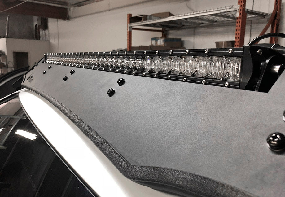 Cali Raised LED - 40" Cut-Out Prinsu Roof Rack Slim LED Light Bar Bracket Kit