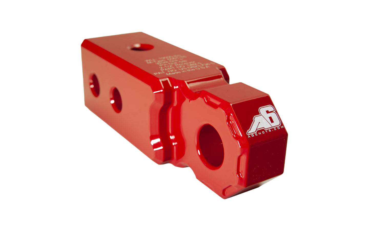 Agency 6 - Shackle Block 2.5" - Red