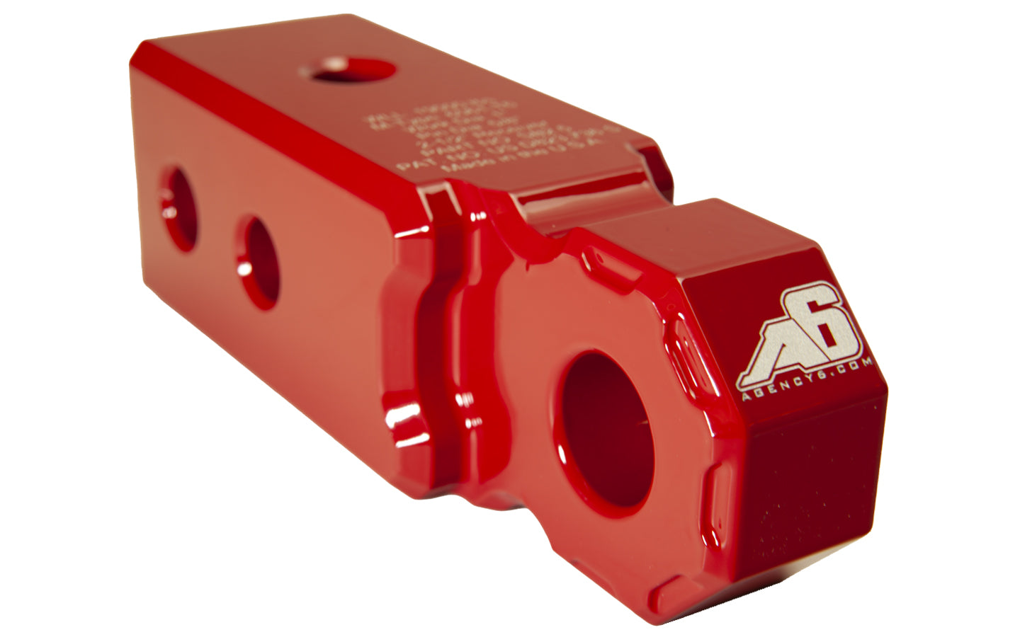 Agency 6 - Shackle Block 2.5" Assembly - Red