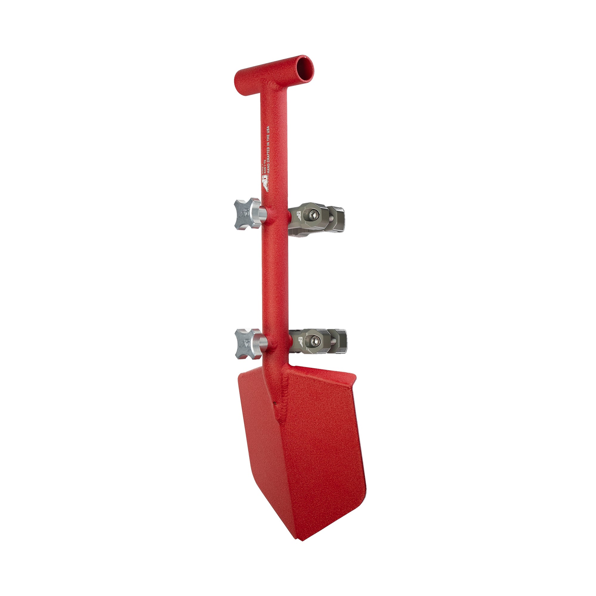 Agency 6 - Shovel / Mount Combo - Red Mini Shovel / Grey UMD with Knobs