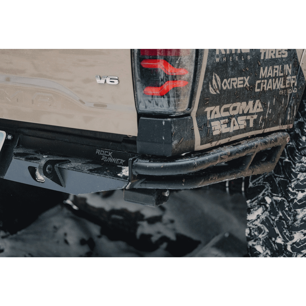 C4 Fabrication - Rock Runner High Clearance Rear Bumper - Toyota Tacoma (2016-2023)