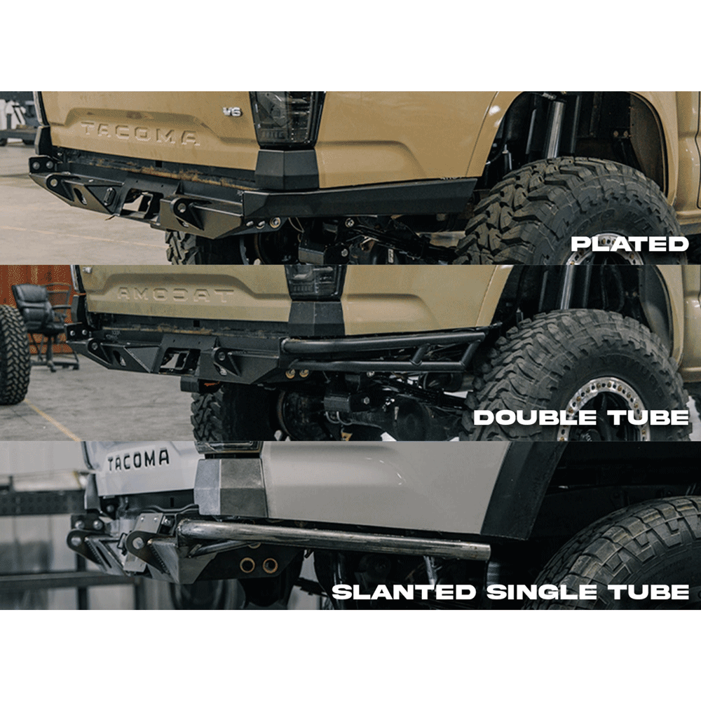 C4 Fabrication - Rock Runner High Clearance Rear Bumper - Toyota Tacoma (2016-2023)