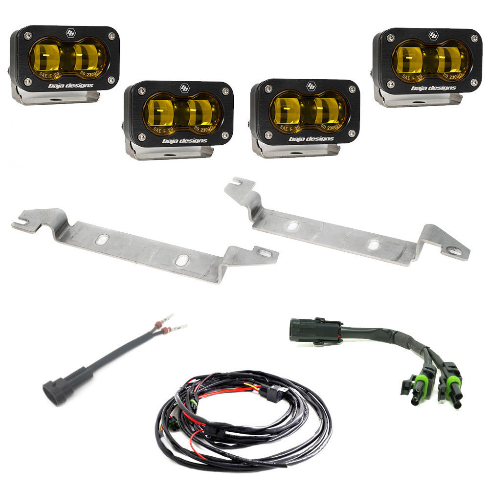 Baja Designs - S2 SAE OEM Fog Light Replacement Kit - Toyota Sequoia (2023+)