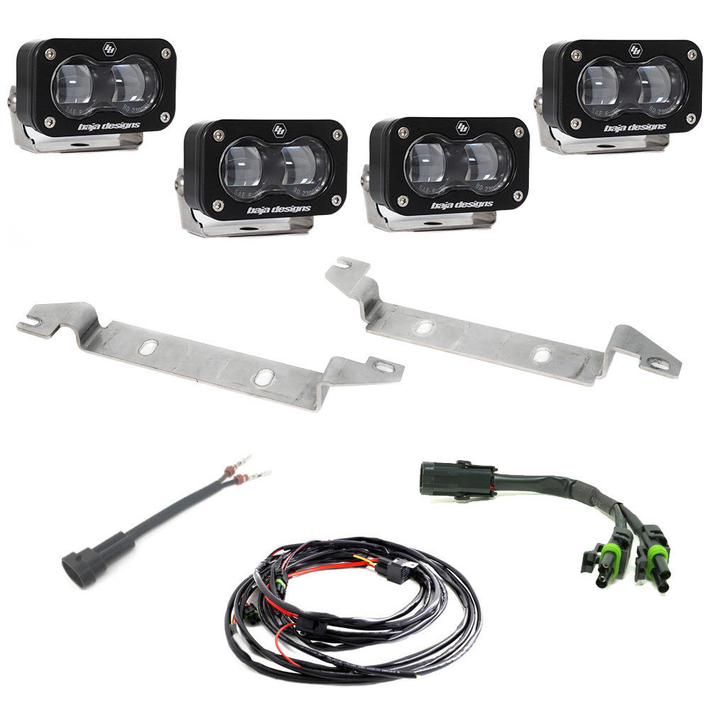 Baja Designs - S2 SAE OEM Fog Light Replacement Kit - Toyota Sequoia (2023+)
