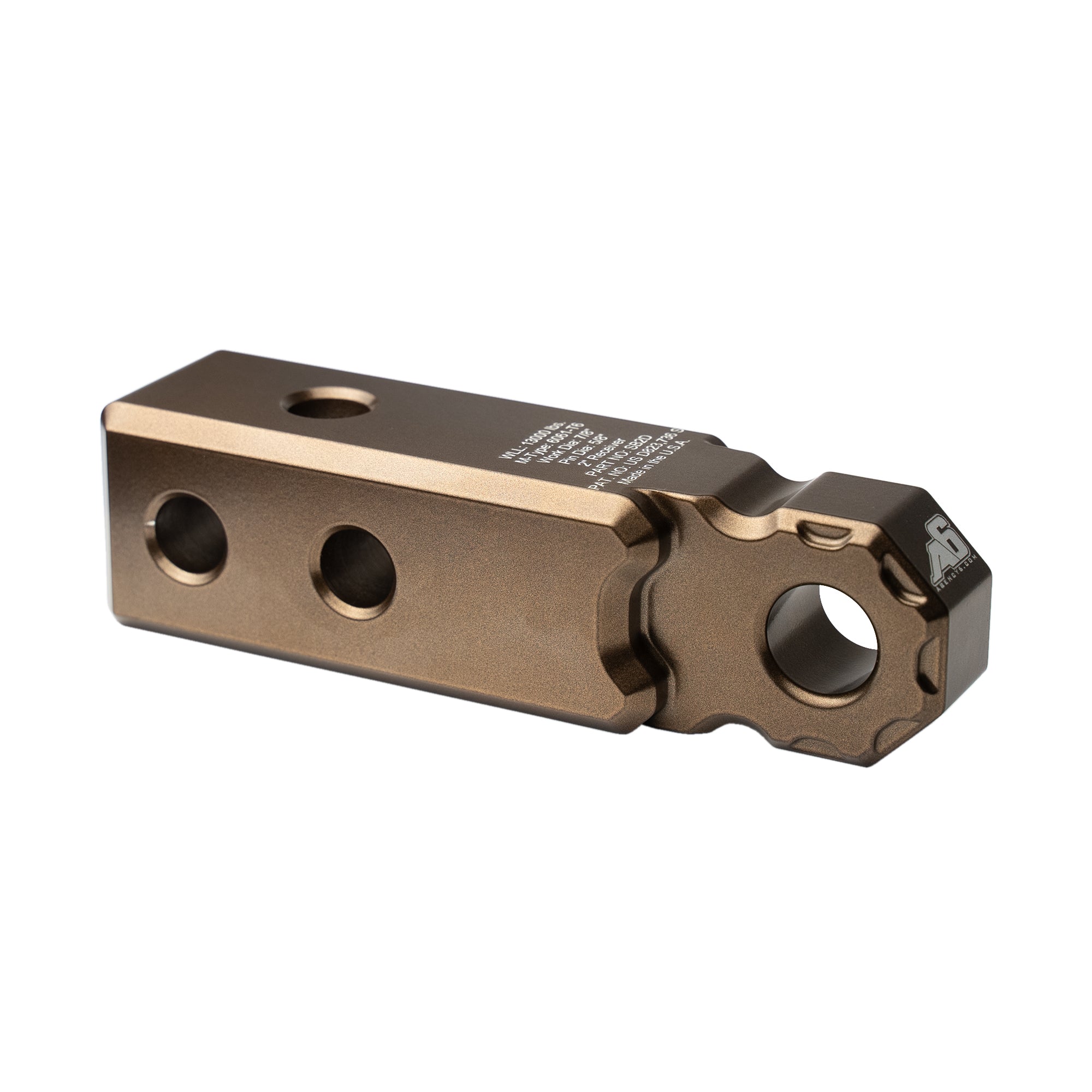 Agency 6 - Shackle Block 2" Assembly - Bronze