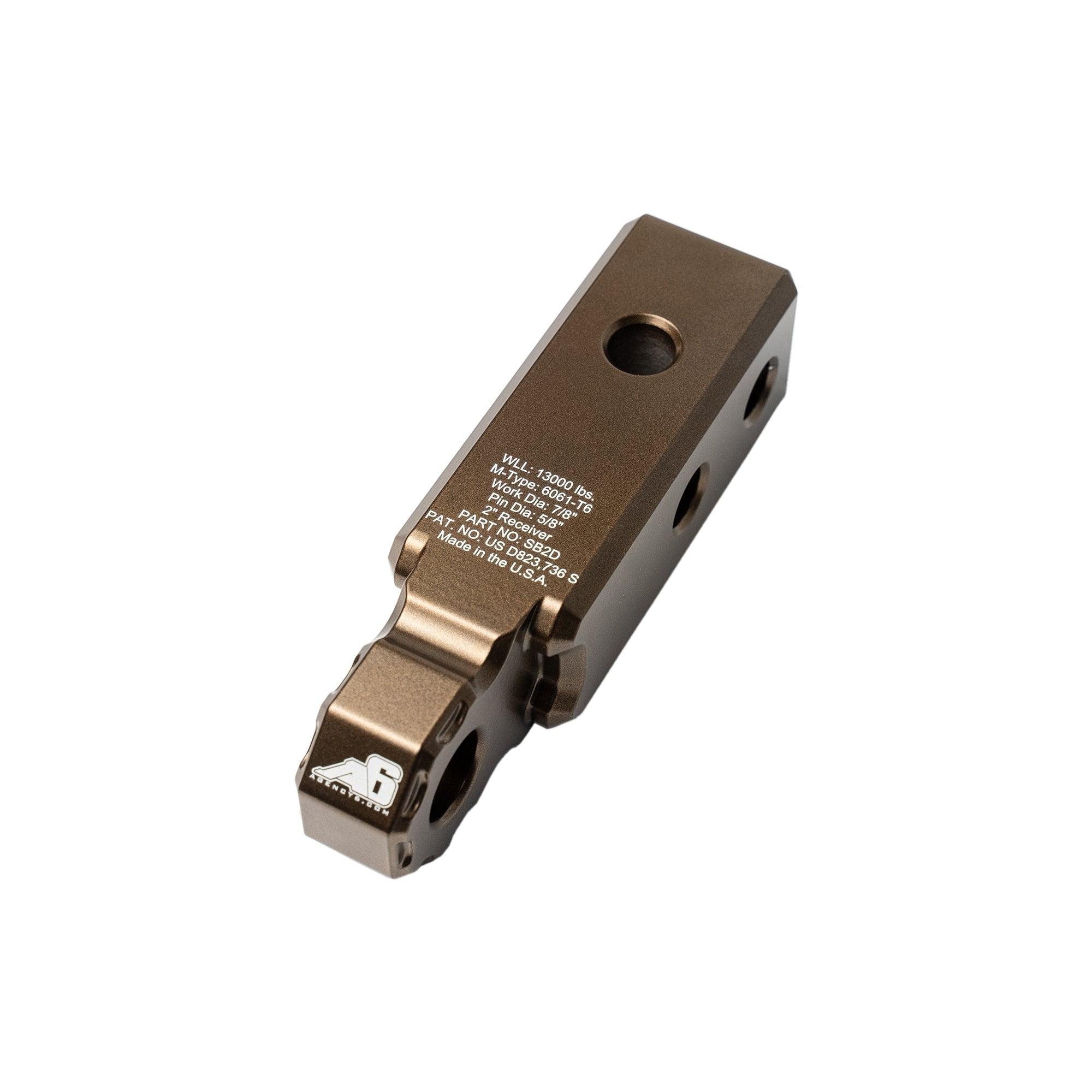 Agency 6 - Shackle Block 2" Assembly - Bronze