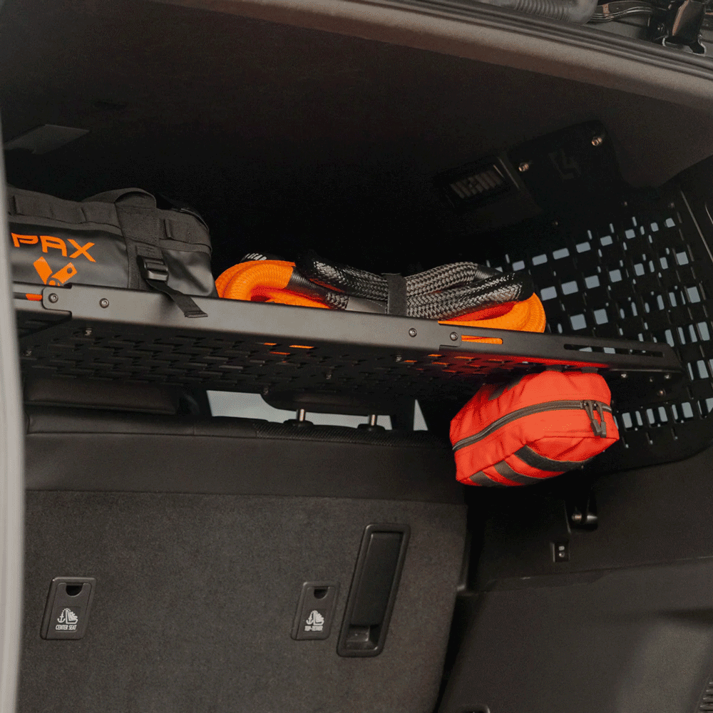 C4 Fabrication -Add-On Shelf for Rear Window MOLLE Panels - Toyota Land Cruiser 250 (2024-2025)