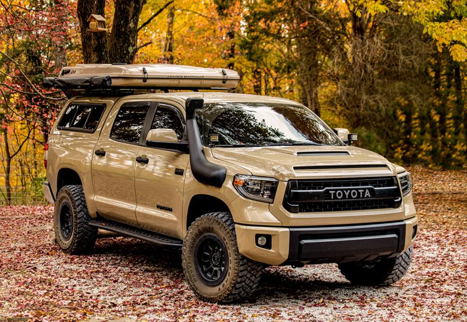 Cali Raised LED - Step Edition Rock Sliders - Toyota Tundra (2014-2021)