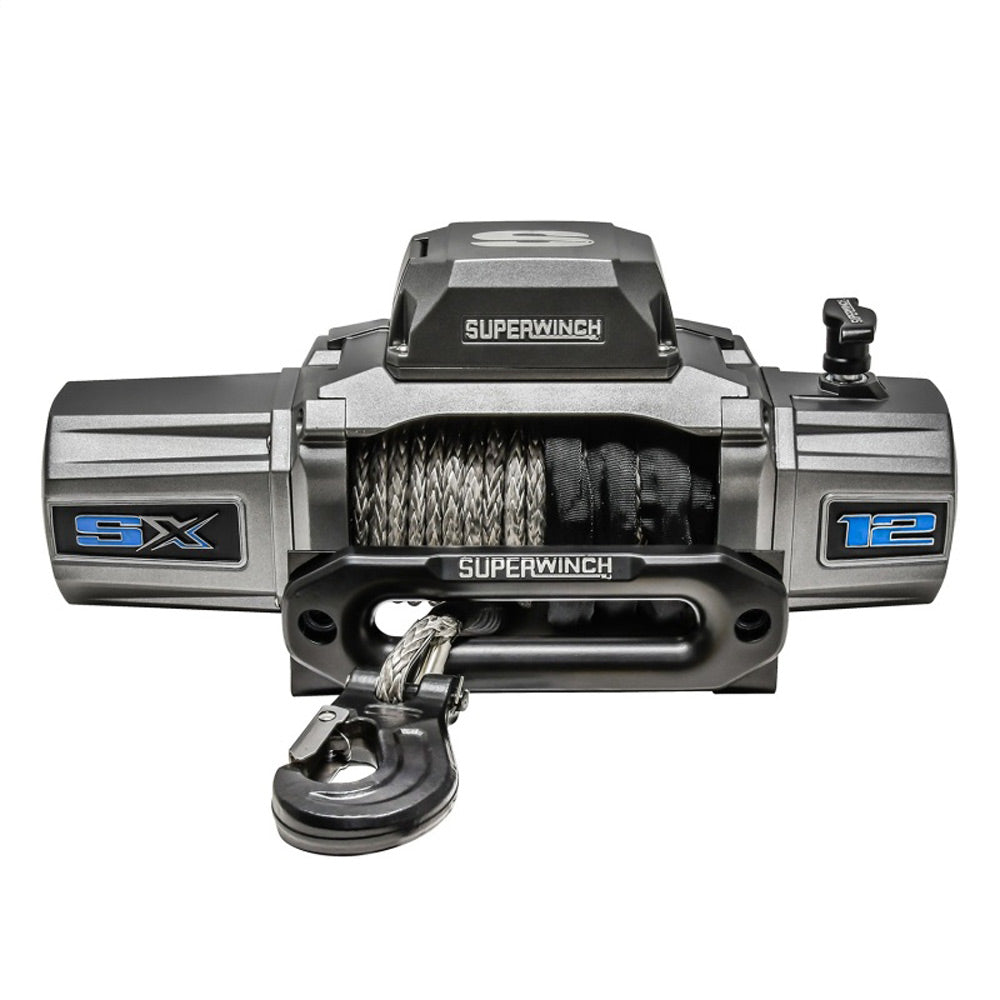 Superwinch - SX12SR 12V DC 12,000lb Synthetic Rope Winch