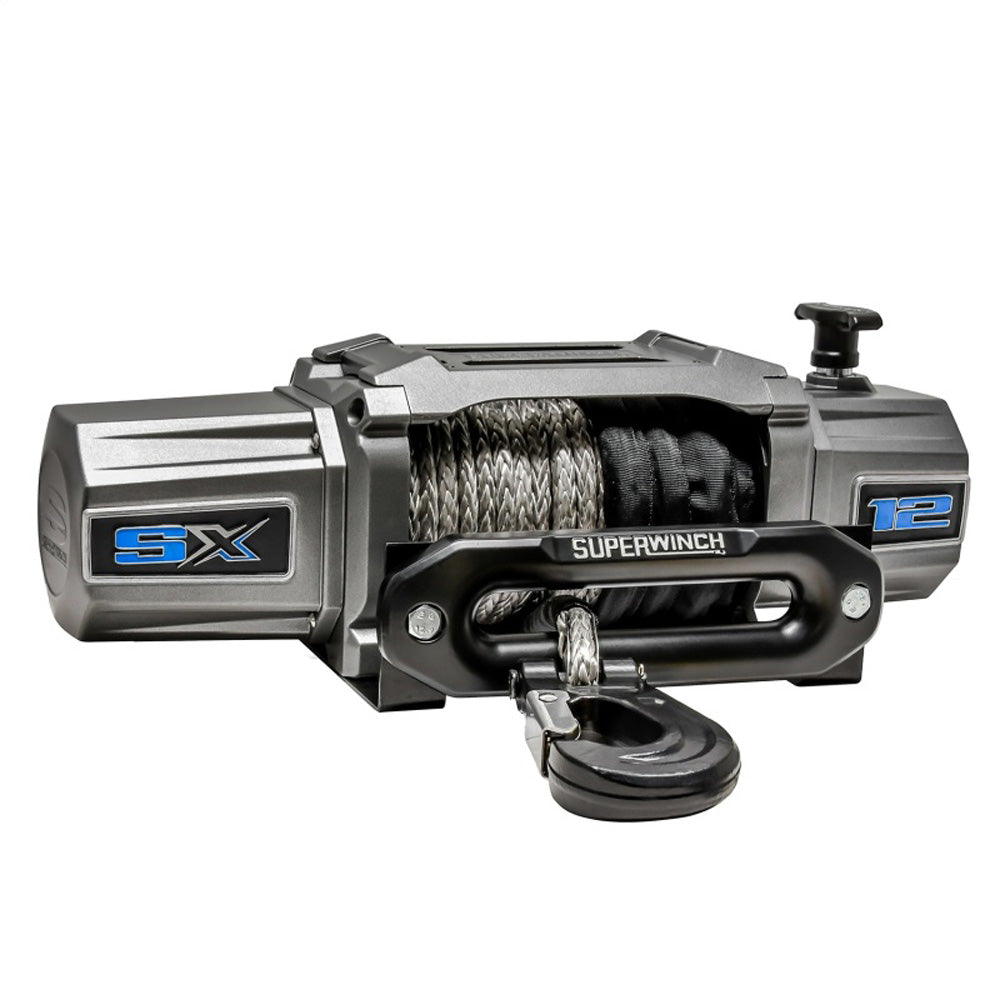 Superwinch - SX12SR 12V DC 12,000lb Synthetic Rope Winch