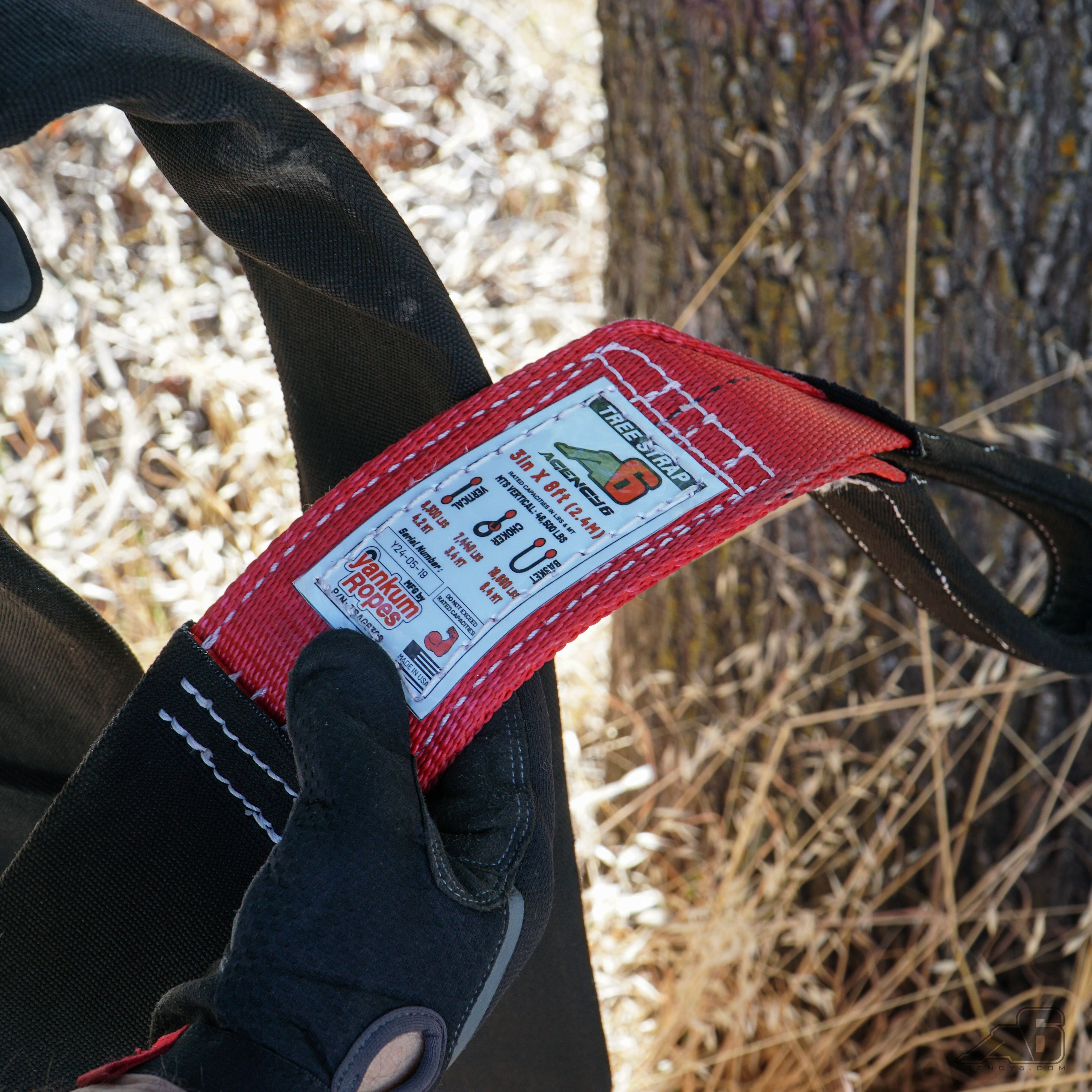 Agency 6 - Tree strap - 3"x8' - 46,500 MTS