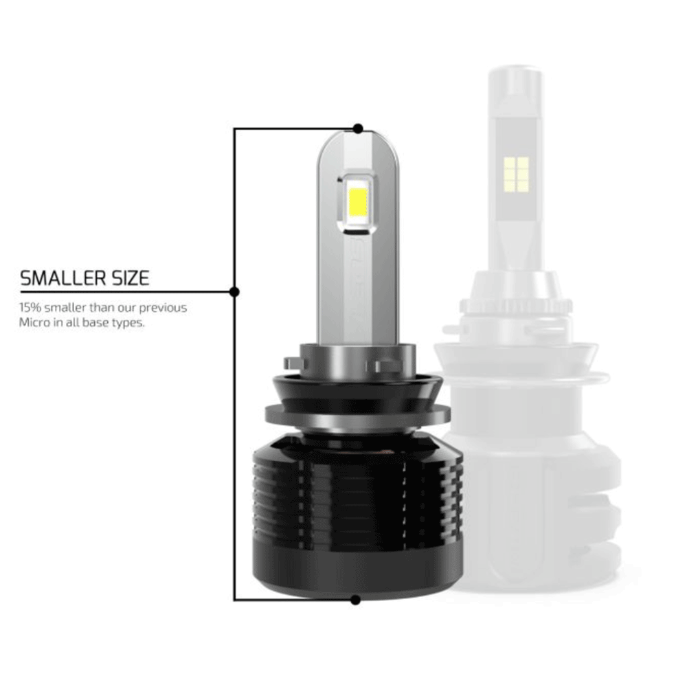 VLEDS - V50 Monochrome Series H11 H8 H9