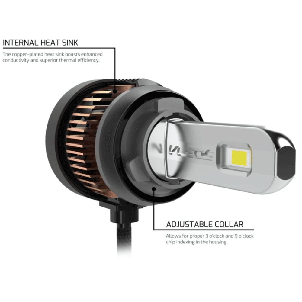 VLEDS - V50 Monochrome Series H11 H8 H9