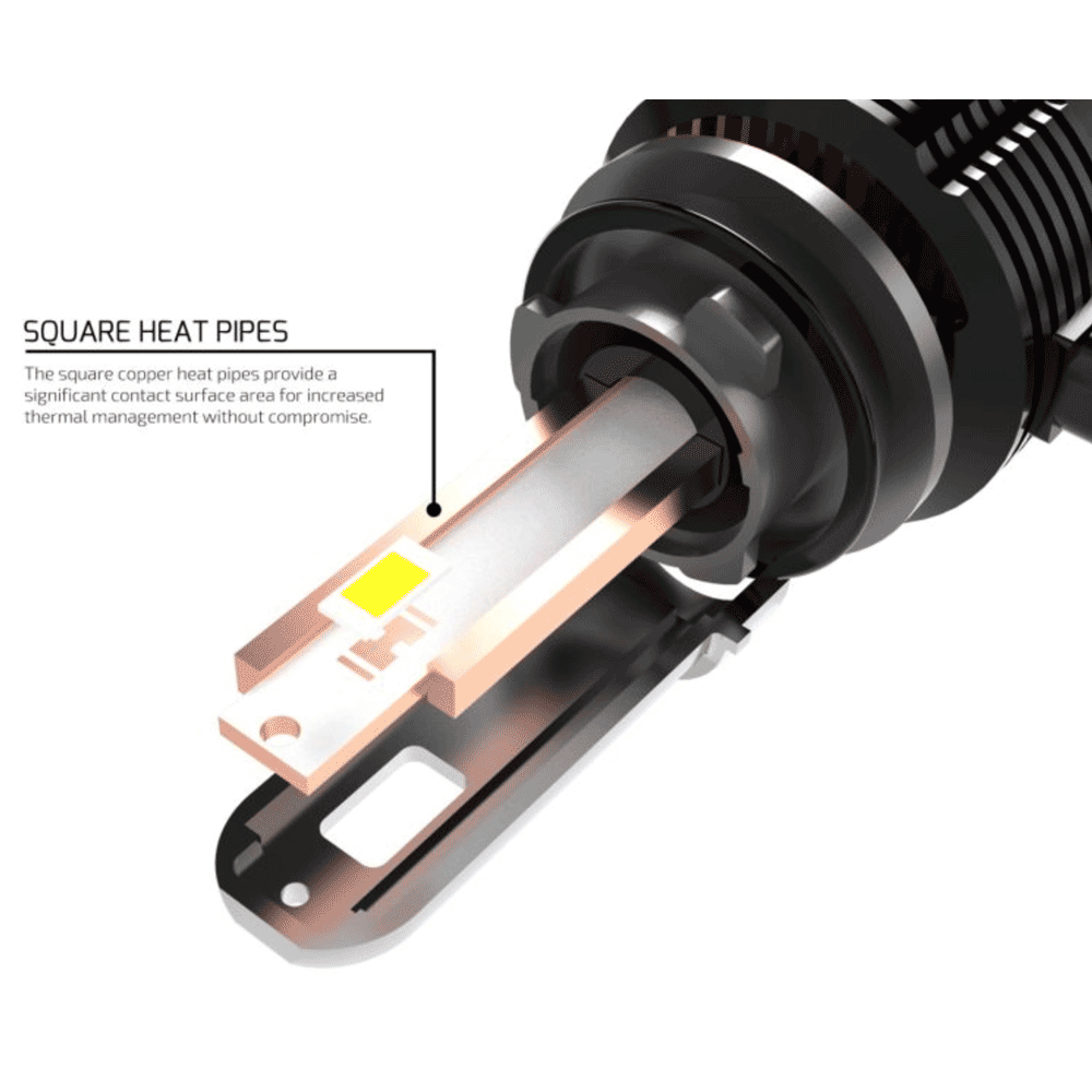 VLEDS - V50 Monochrome Series H11 H8 H9