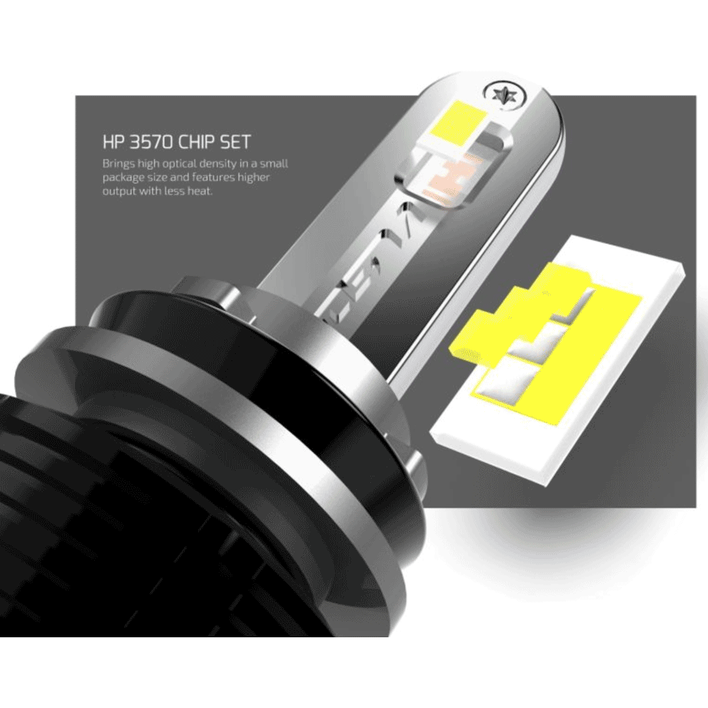 VLEDS - V50 Monochrome Series H11 H8 H9