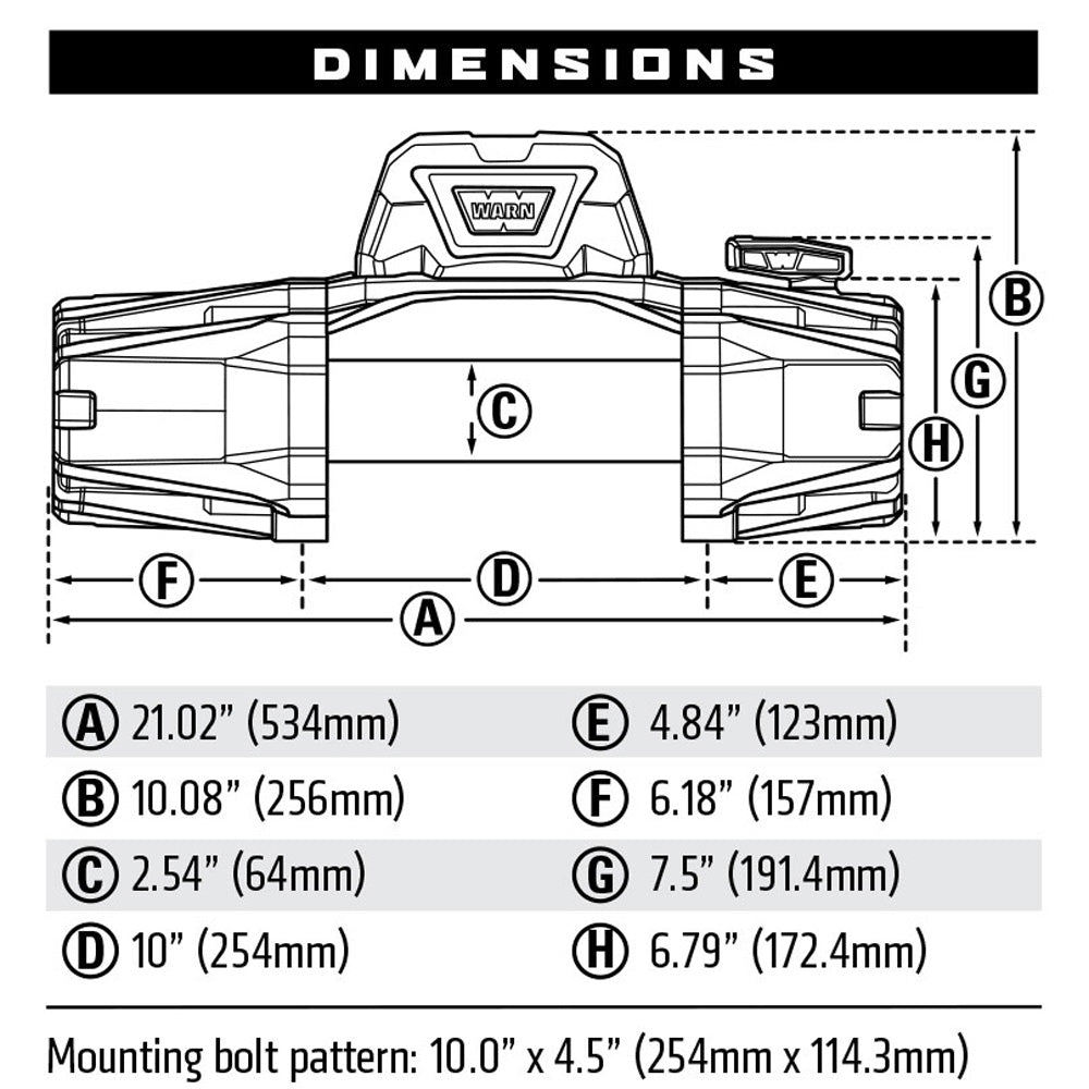 Warn - VR EVO 10-S Winch