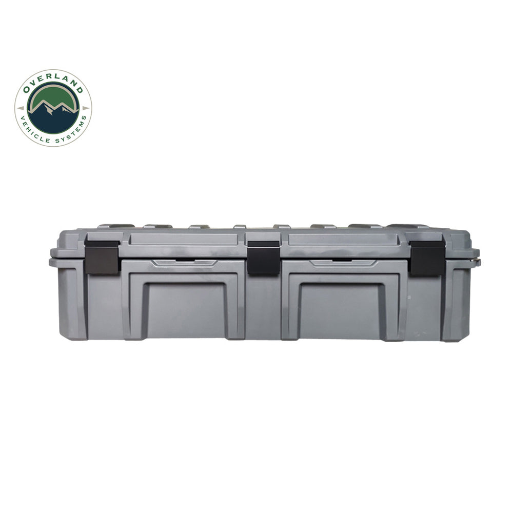 Overland Vehicle Systems - Dark Grey 117 Qt. Dry Box with Drain & Bottle Opener