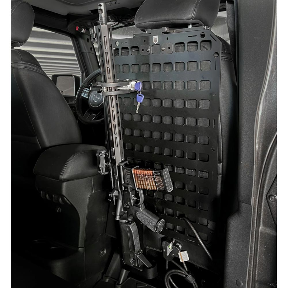 Grey Man Tactical - Vehicle Locking Rifle Rack - SC-6 Mount + 15.25 x 25 RMPX™