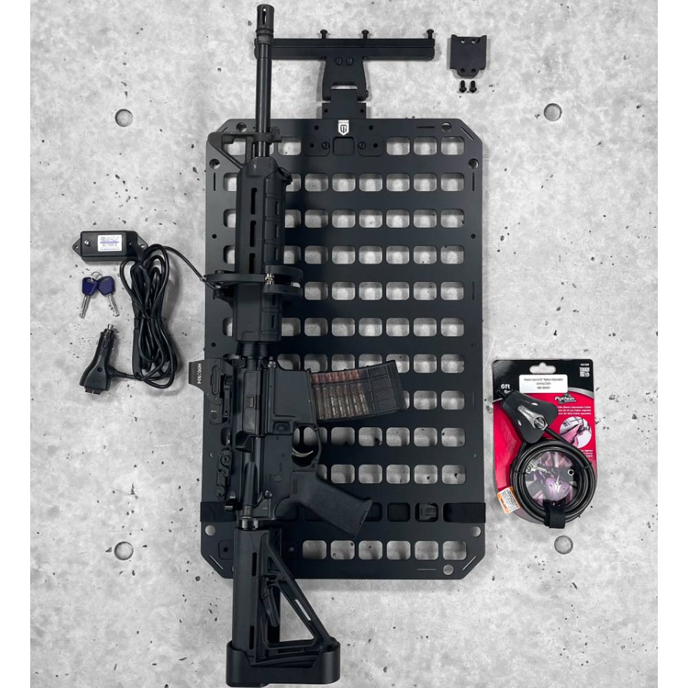 Grey Man Tactical - Vehicle Locking Rifle Rack - SC-6 Mount + 15.25 x 25 RMPX™