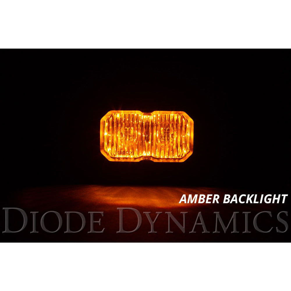 Diode Dynamics - SSC2 SAE/DOT Yellow Sport Standard LED Pod (Pair)