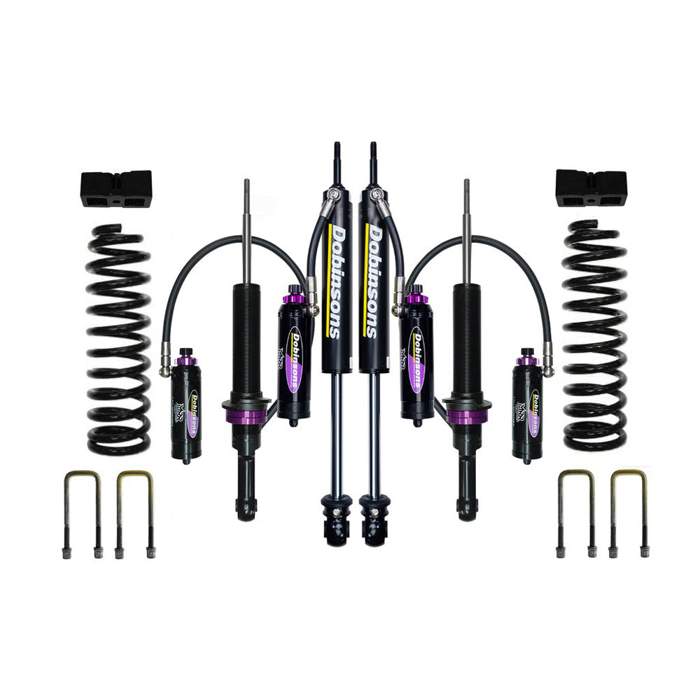 Dobinsons - 1.75"-3.0" MRR 3-Way Adjustable Lift Kit with Quick Ride Rear - Toyota Tacoma (2005-2023)