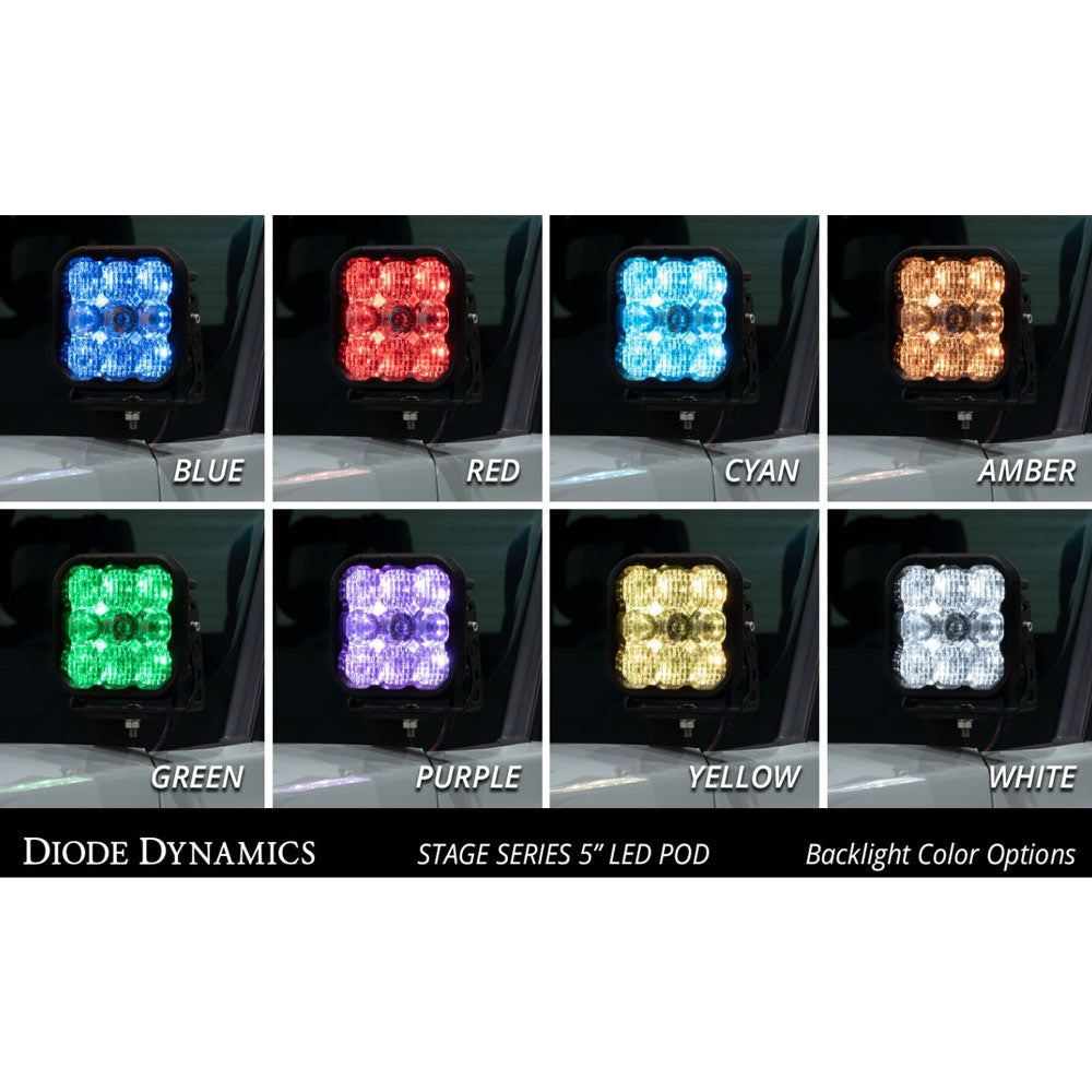 Diode Dynamics - Stage Series Backlit Ditch Light Kit - Toyota Tundra (2022-2024)
