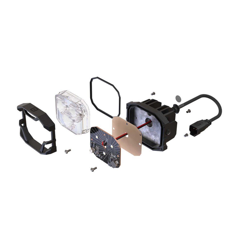 Morimoto - 4Banger LED Pods - HXB Combo Beam